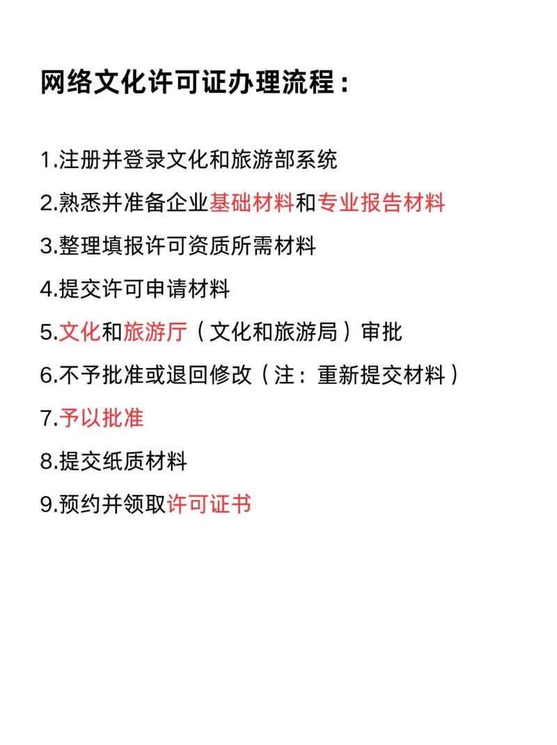 网络文化经营许可证办理指南与申请流程全解析
